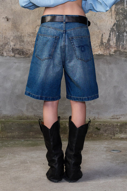 Relaxed Bermuda Shorts Depot Blue