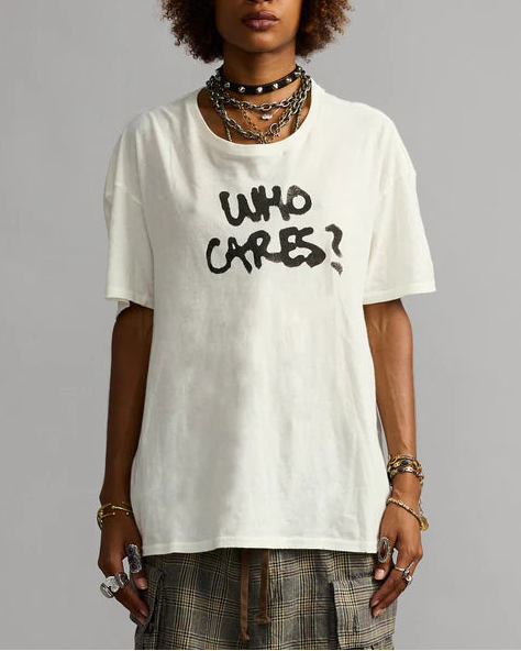 Who Cares Relaxed T Off White