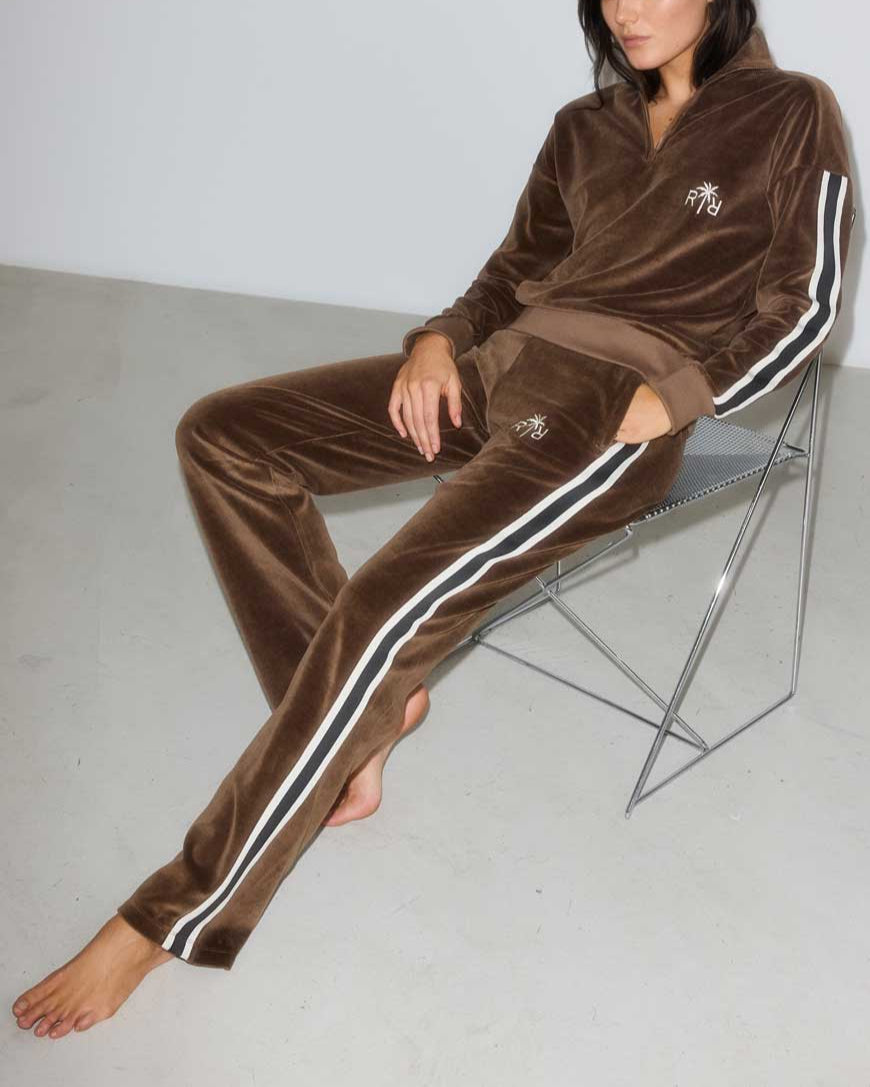 Ralph Velour Pants Brown
