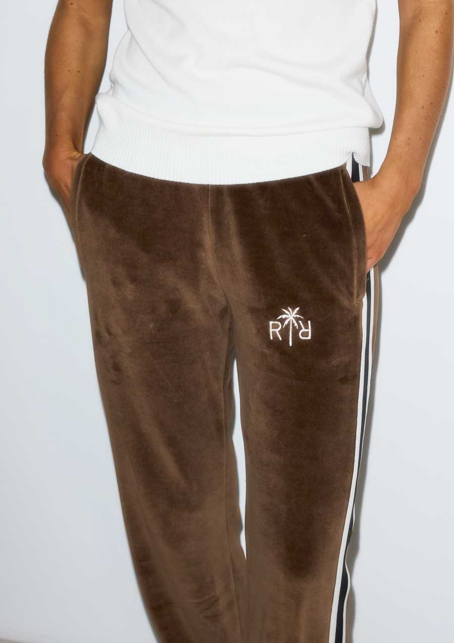 Ralph Velour Pants Brown
