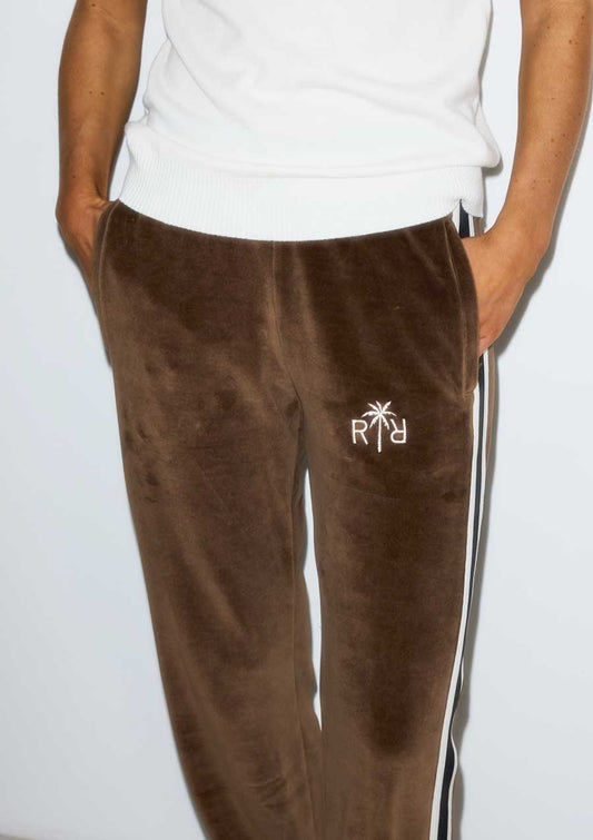 Ralph Velour Pants Brown