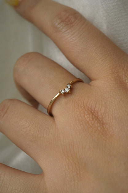 Aika Diamond Stacking Ring