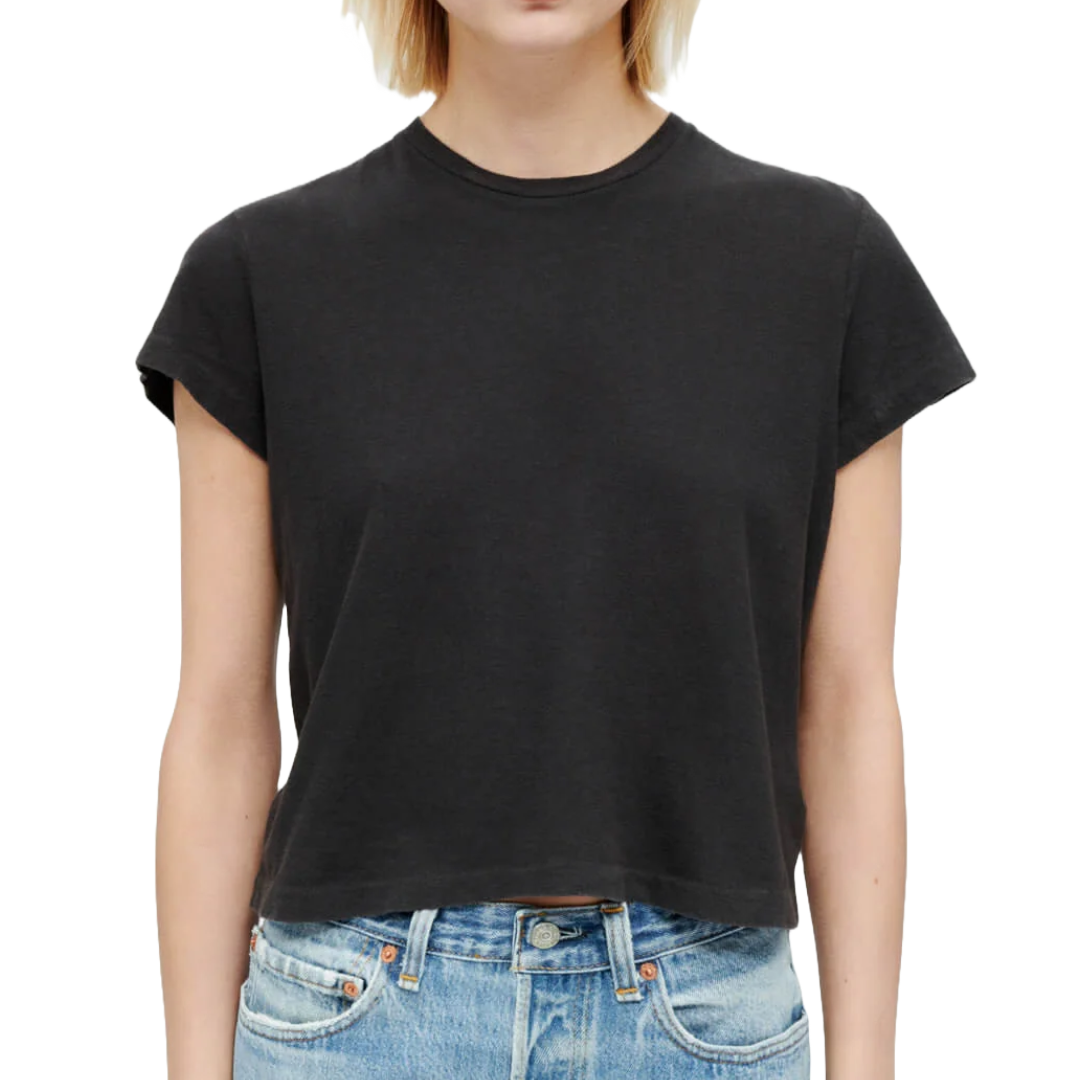 50s Boxy tee Black