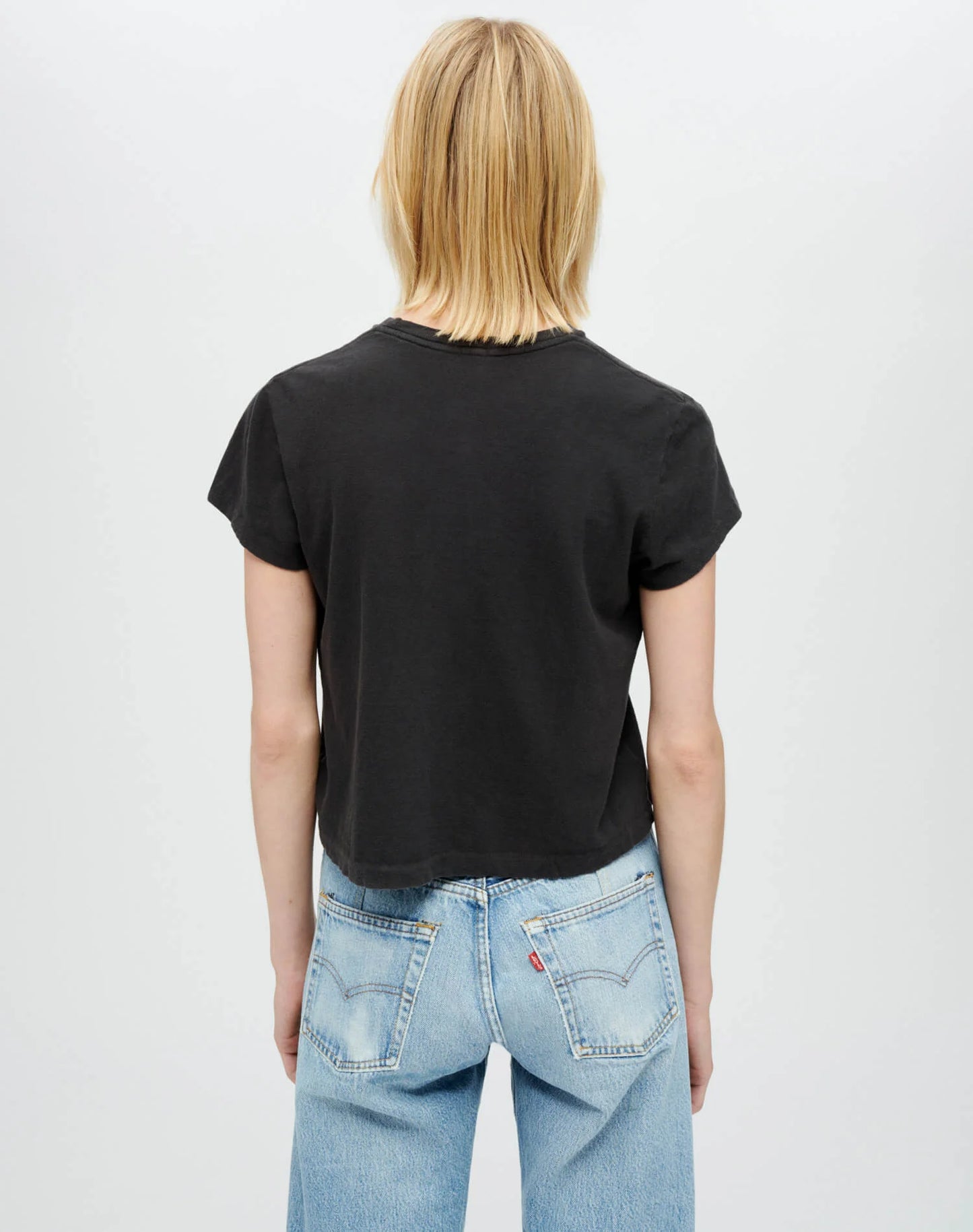 50s Boxy tee Black