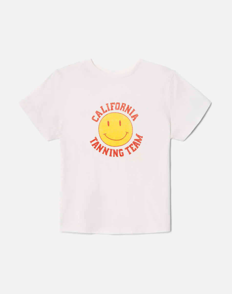 Classic "Tanning" Tee Antique White