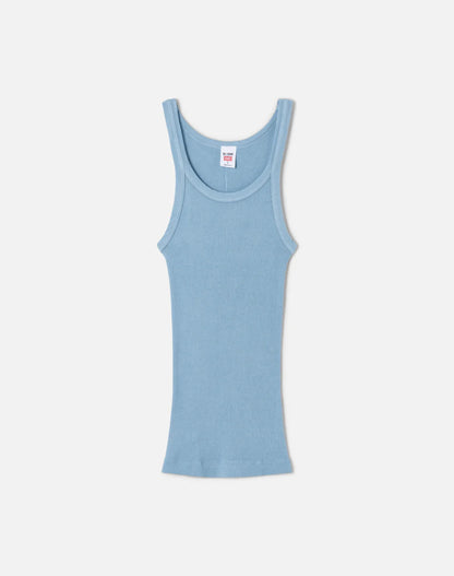 Hanes Ribbed Tank Pacific