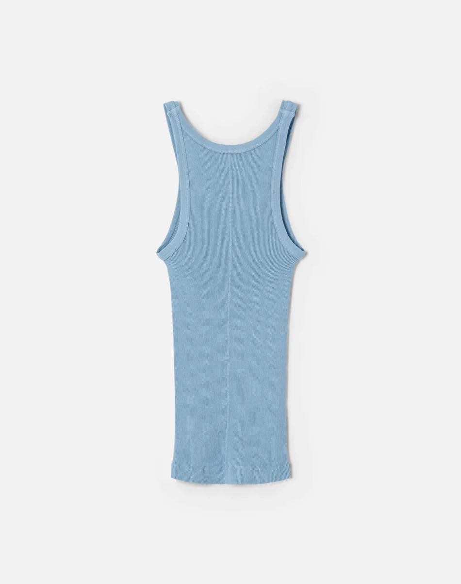 Hanes Ribbed Tank Pacific