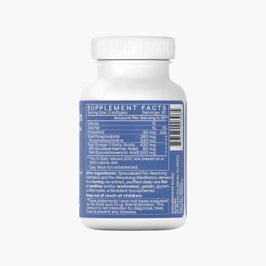 BodyBioResolvin (Fish Oil+)