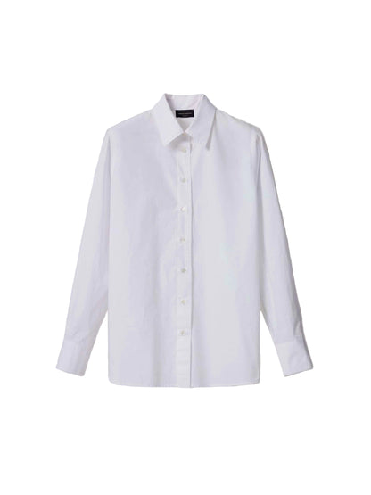 Cotton Poplin Shirt White