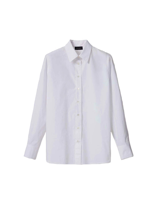 Cotton Poplin Shirt White