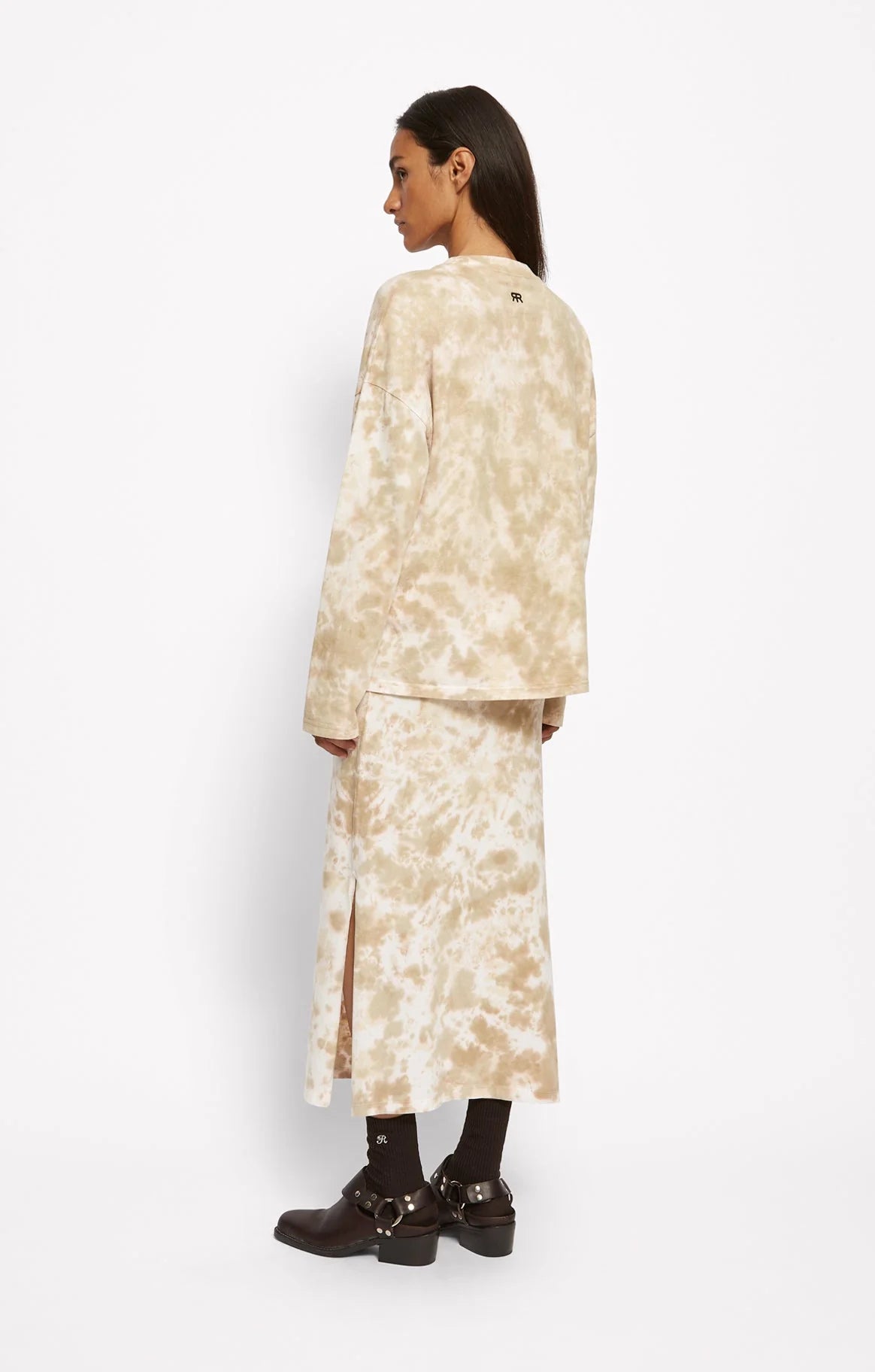 Bart Longsleeve T-Shirt Beige