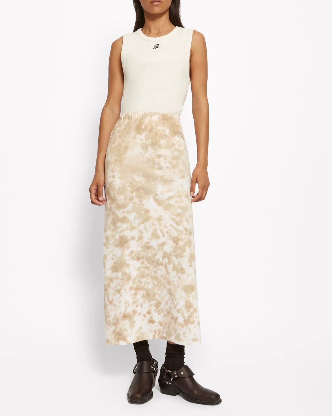 Rose Skirt Milkyway Jersey Beige