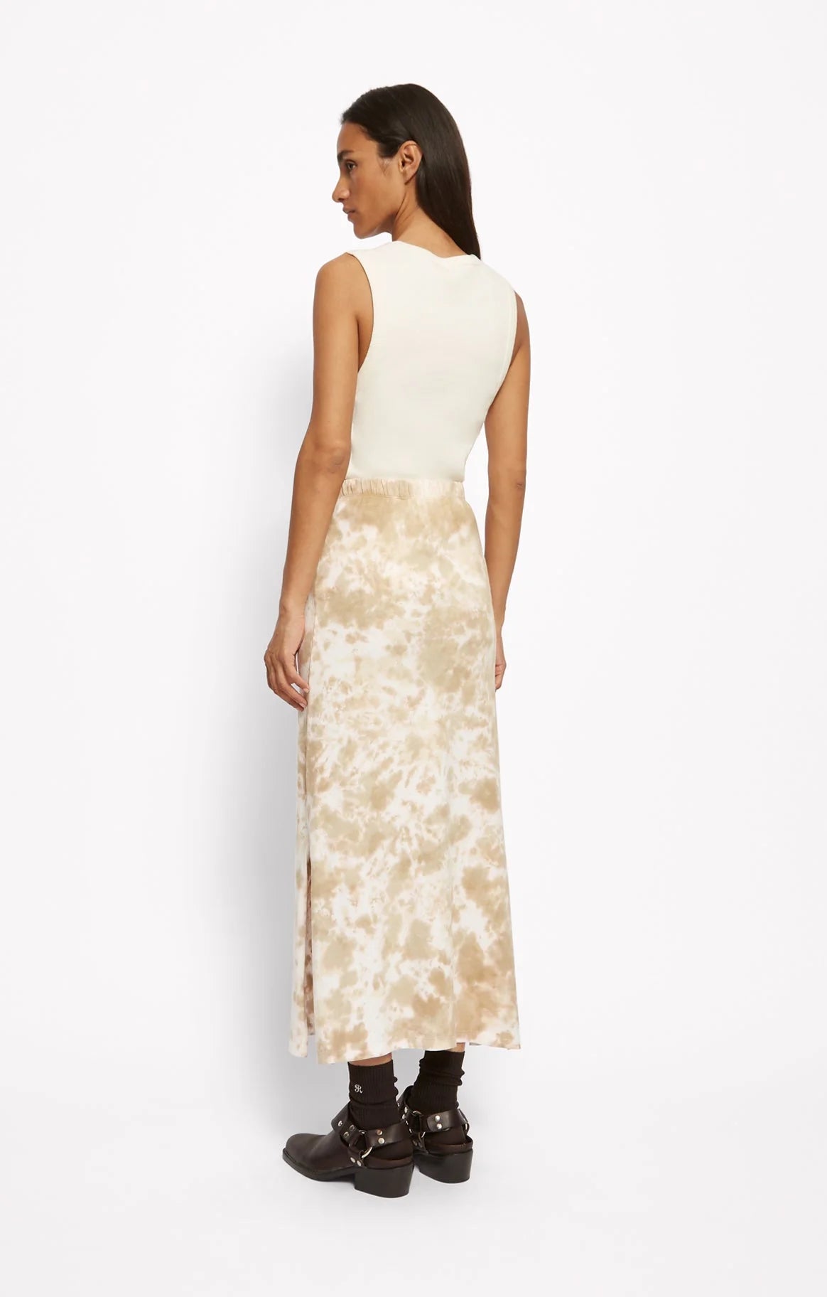 Rose Skirt Milkyway Jersey Beige
