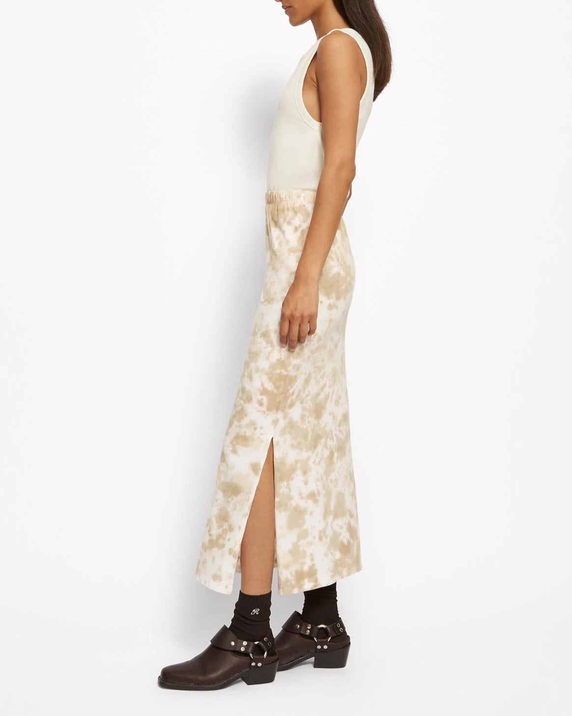 Rose Skirt Milkyway Jersey Beige