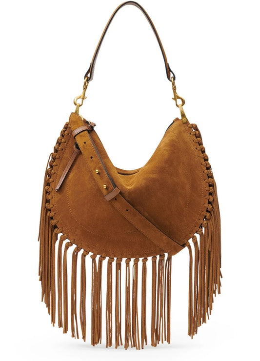 Oskan Zippered Bag with Fringe