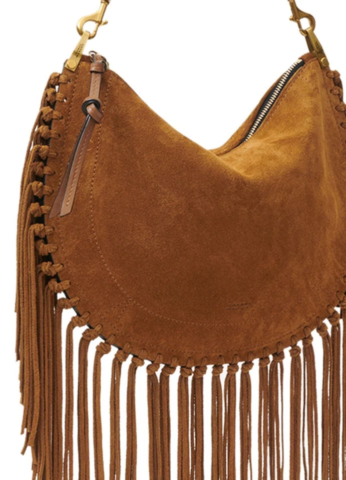 Oskan Zippered Bag with Fringe