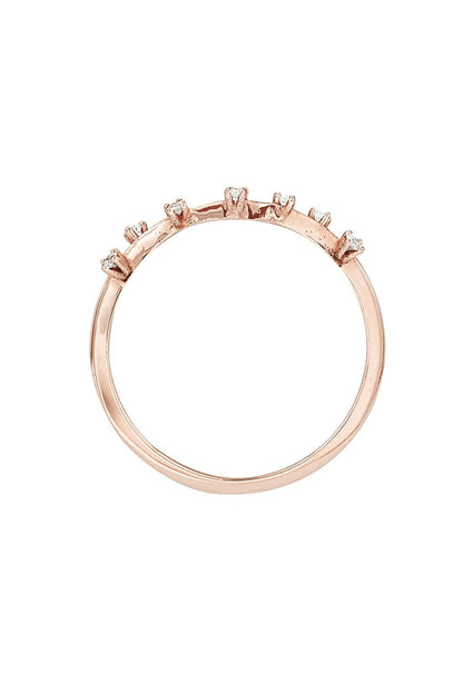 Rose Gold Nature Ring