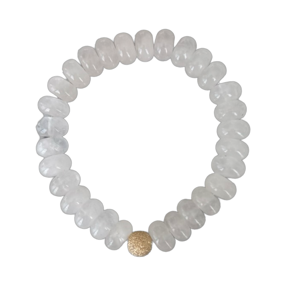 Clear Quartz Mono Bracelet
