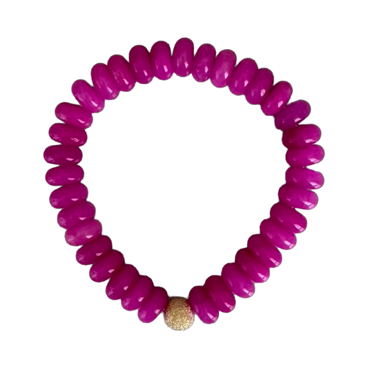 Fuschia Monochrome Bracelet