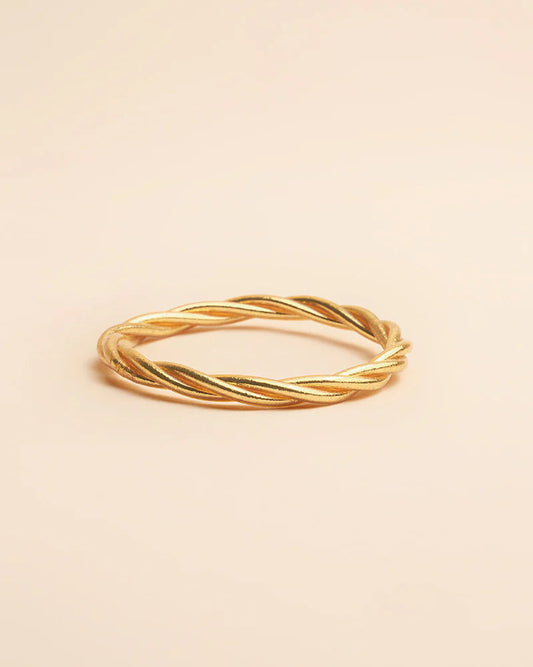 Gold Kumali Twist Bracelet