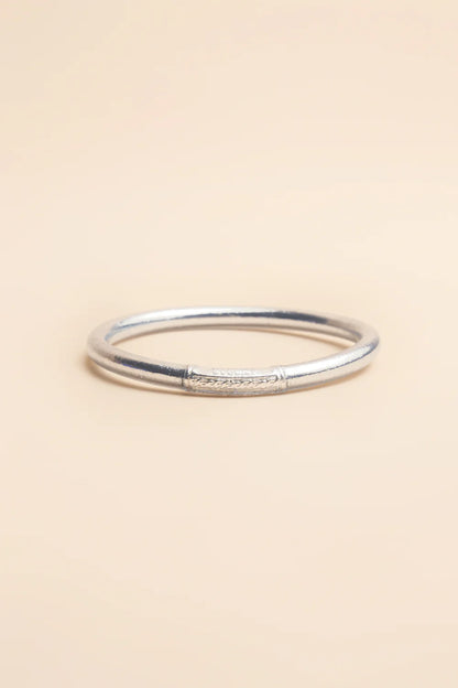Kumali Mantra Silver Bracelet