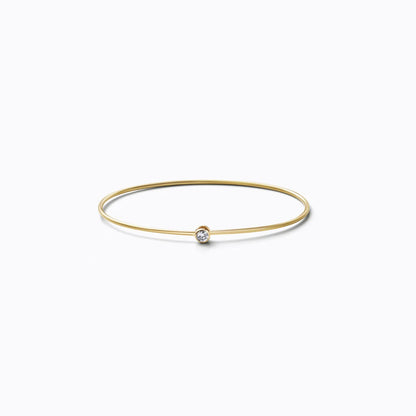 Single Stone Hoop Bracelet