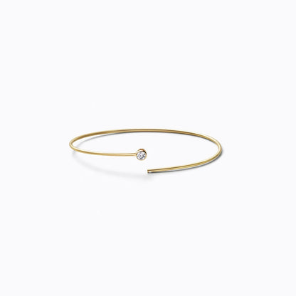 Single Stone Hoop Bracelet