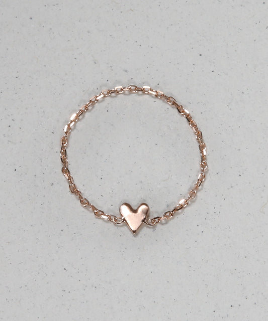 Heart Chain Ring