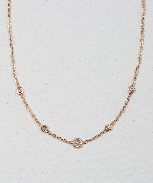 Rose Cut Diamond Necklace