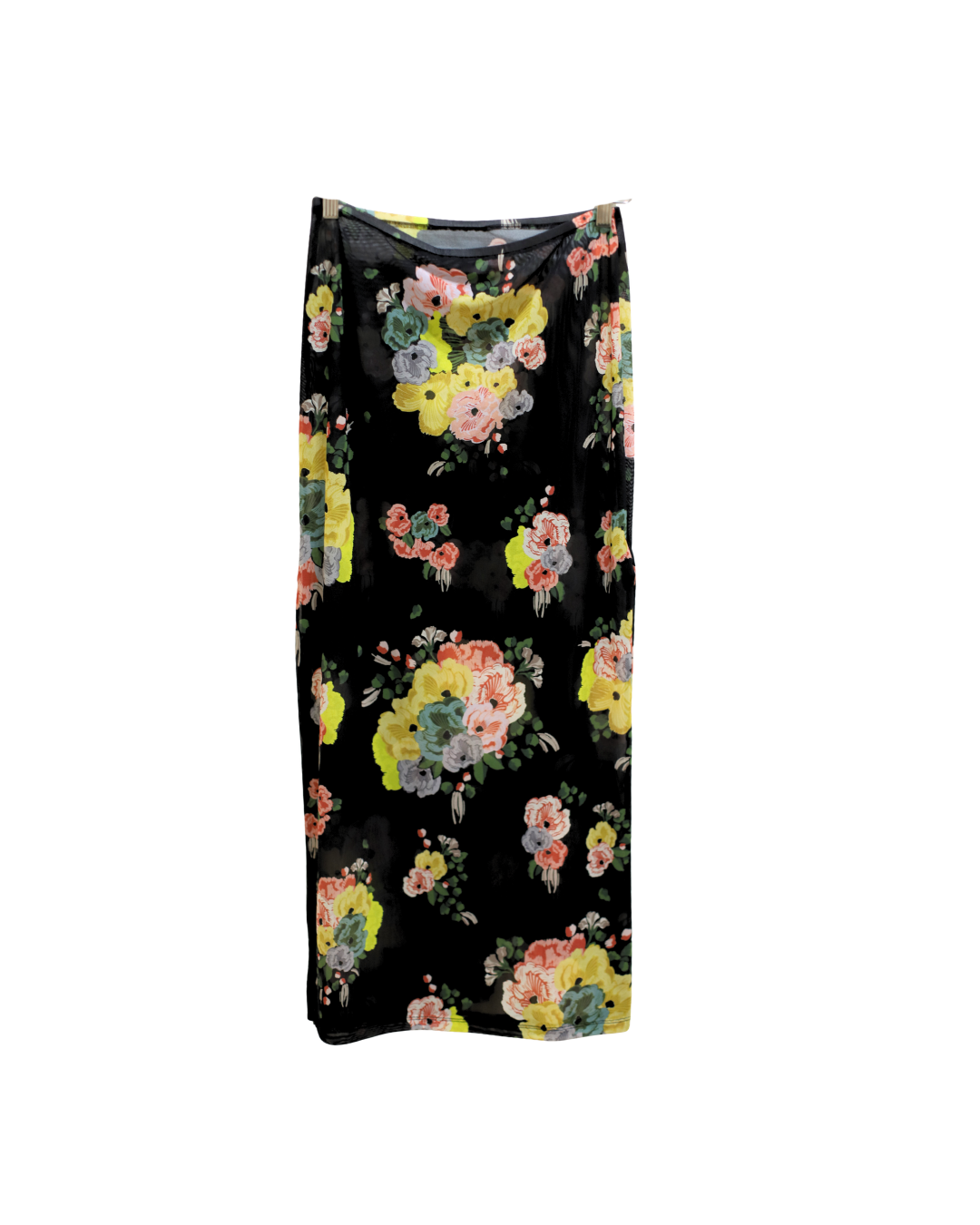 Ruca Skirt Black Flowers