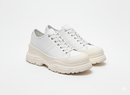 White Feat Sneakers