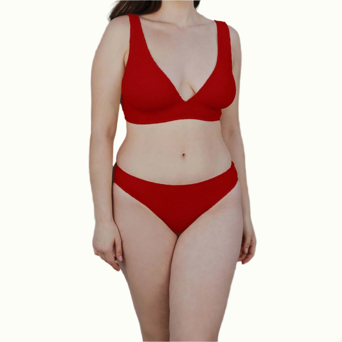 Aqua Onesize Bikini Cherry