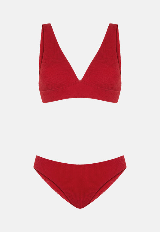 Aqua Onesize Bikini Cherry