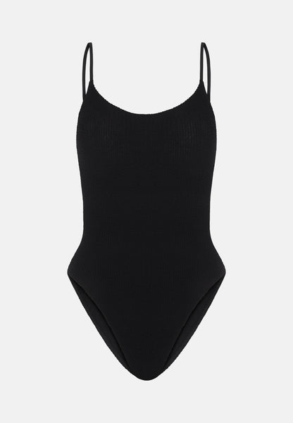 Jade One Size One Piece Swimsuit Liquorice