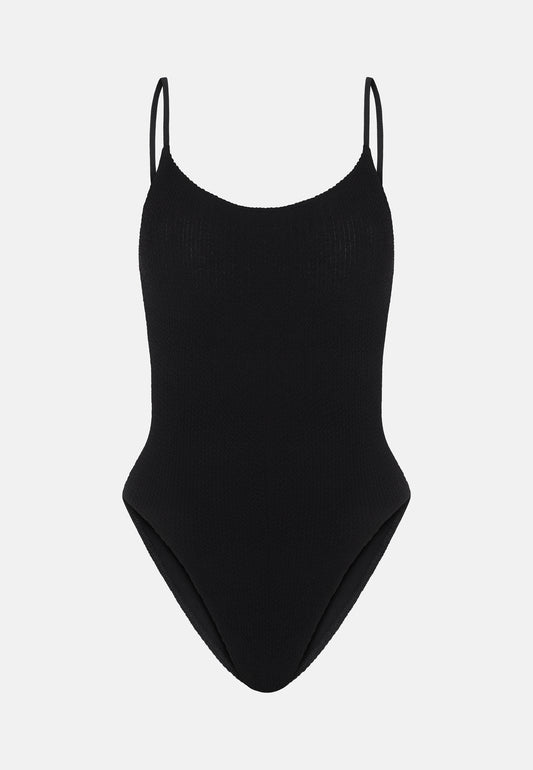Jade One Size One Piece Swimsuit Liquorice