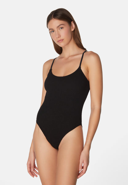 Jade One Size One Piece Swimsuit Liquorice