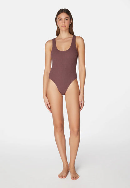 Riva One Piece Swimsuit Grape