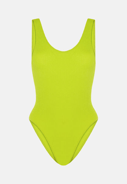 Riva One Piece Swimsuit Lime