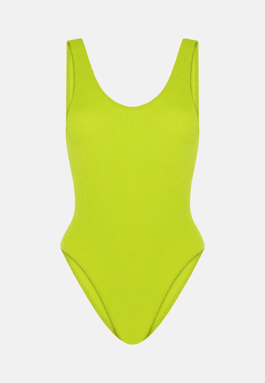 Riva One Piece Swimsuit Lime