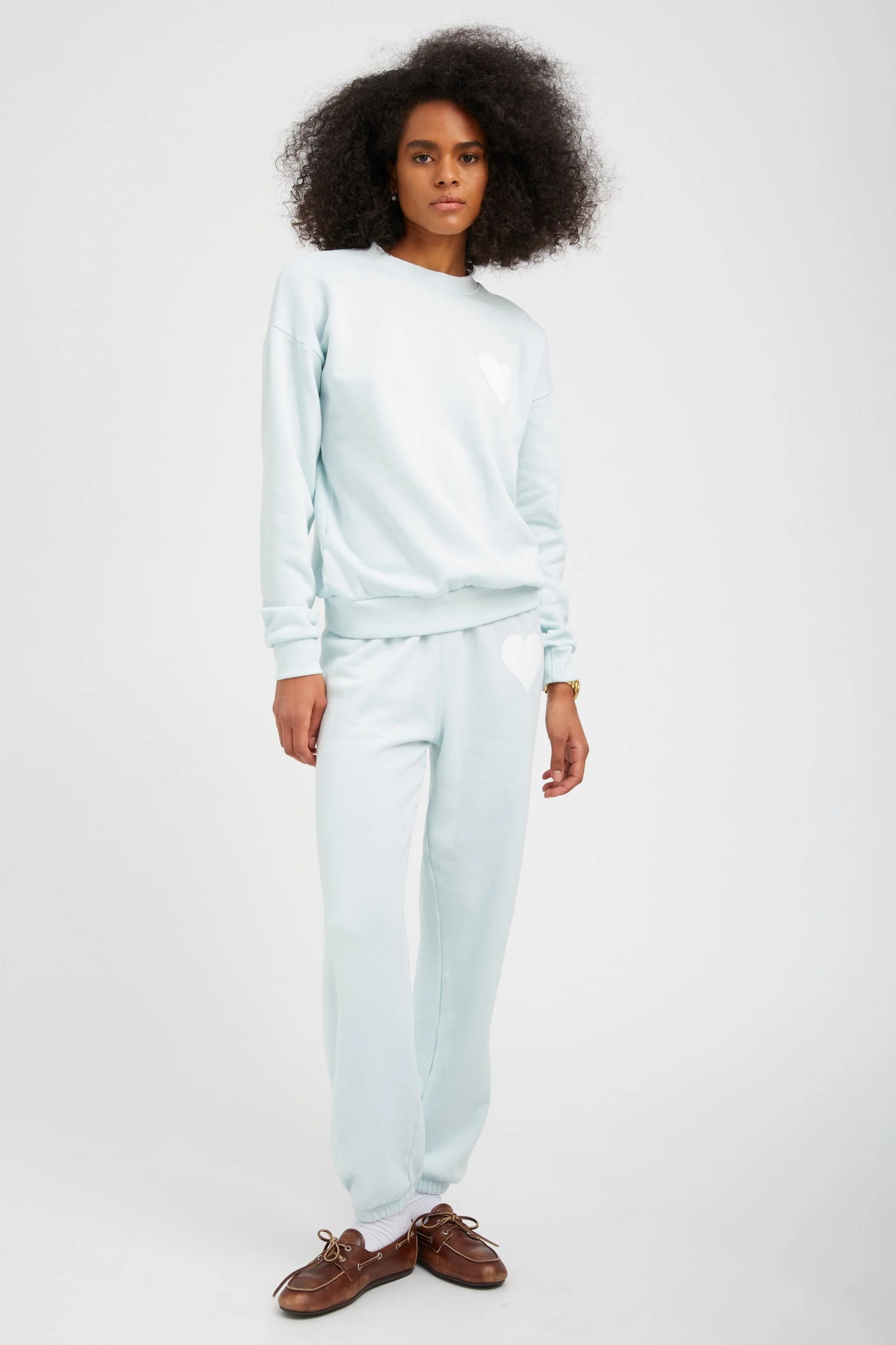 Vintage Heart Sweatshirt Ice