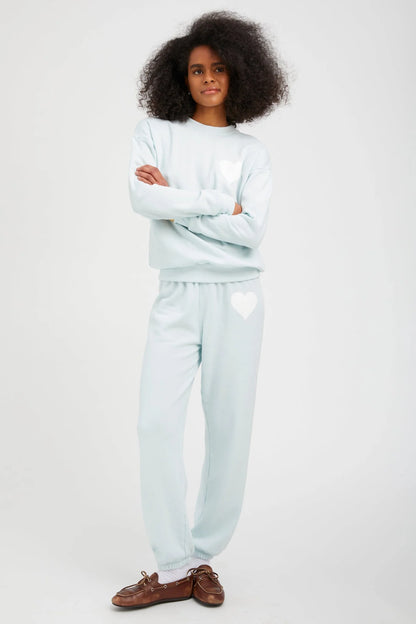 Vintage Heart Sweatshirt Ice