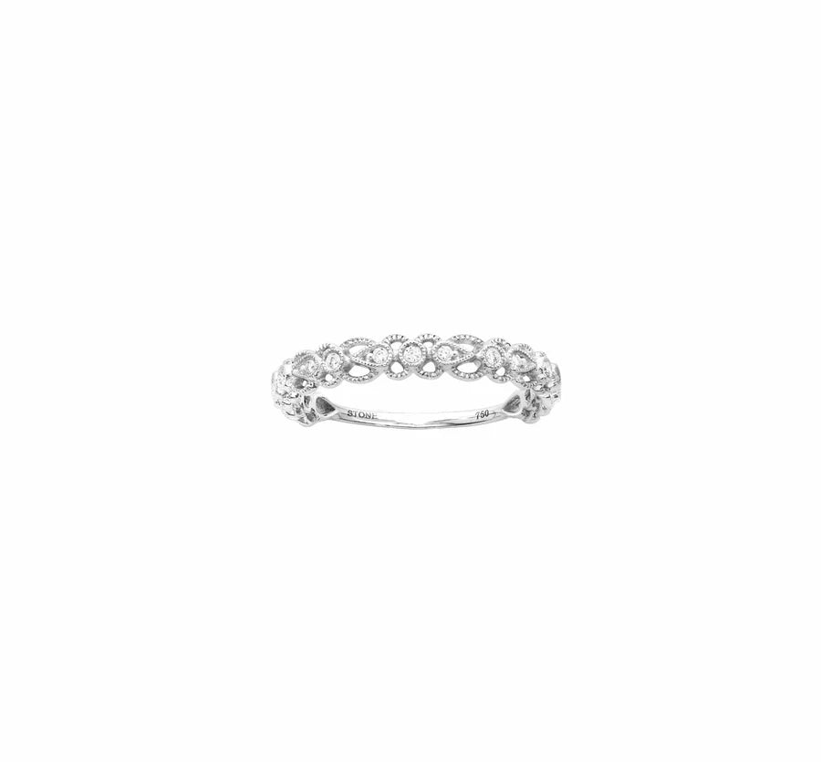 Céleste  White Gold Band