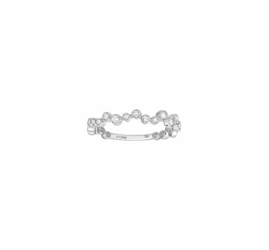 Love is in the air black gold ring