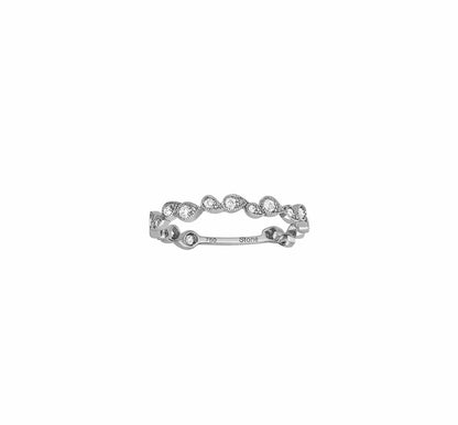 Whisper Black Gold and Diamond Ring