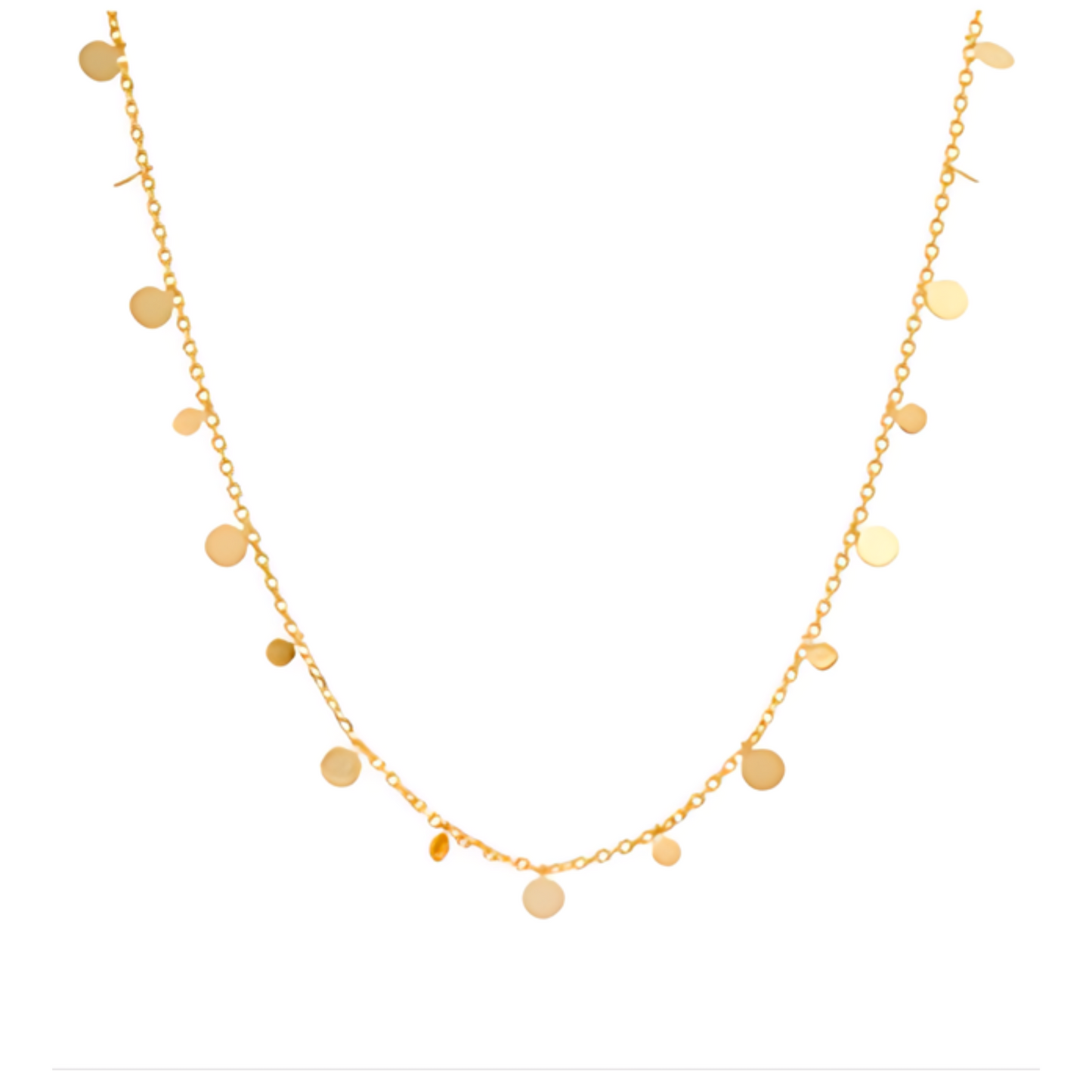 Gold Vermeil Chain with Discs