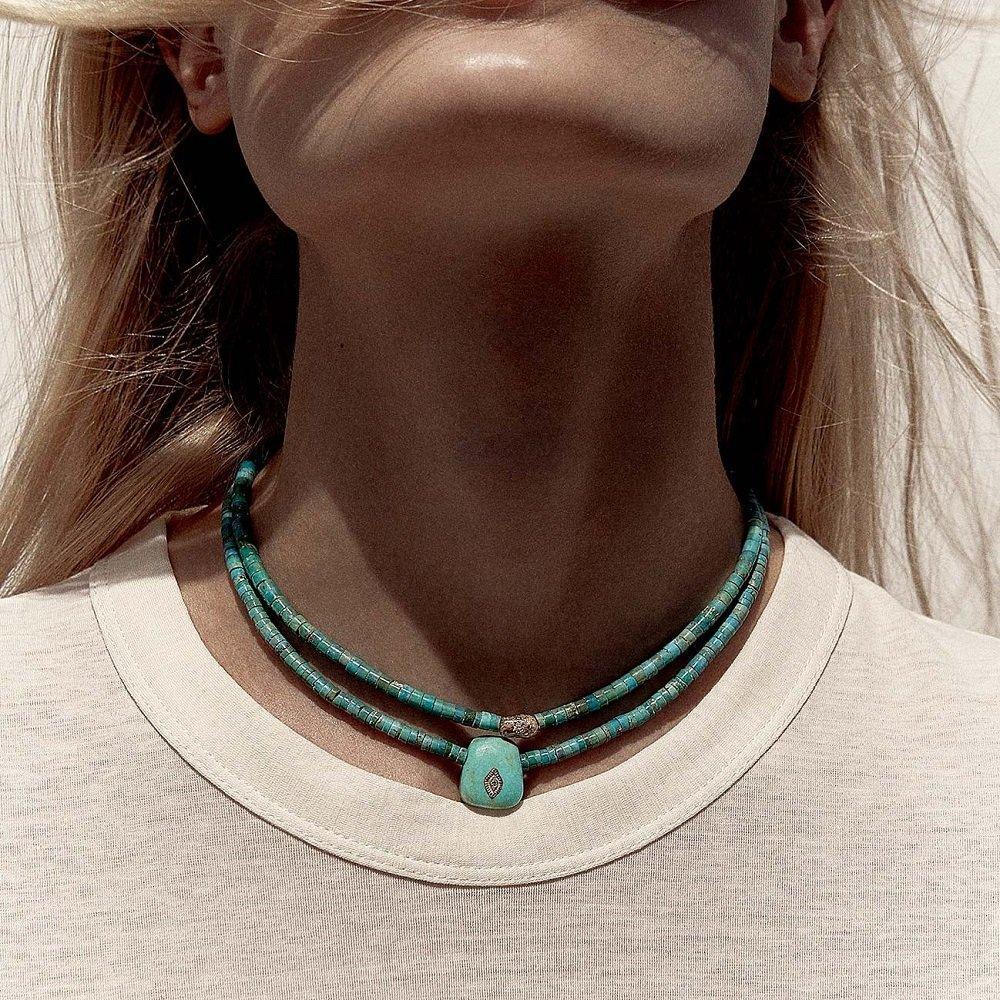 Taylor N°2 Necklace Turquoise