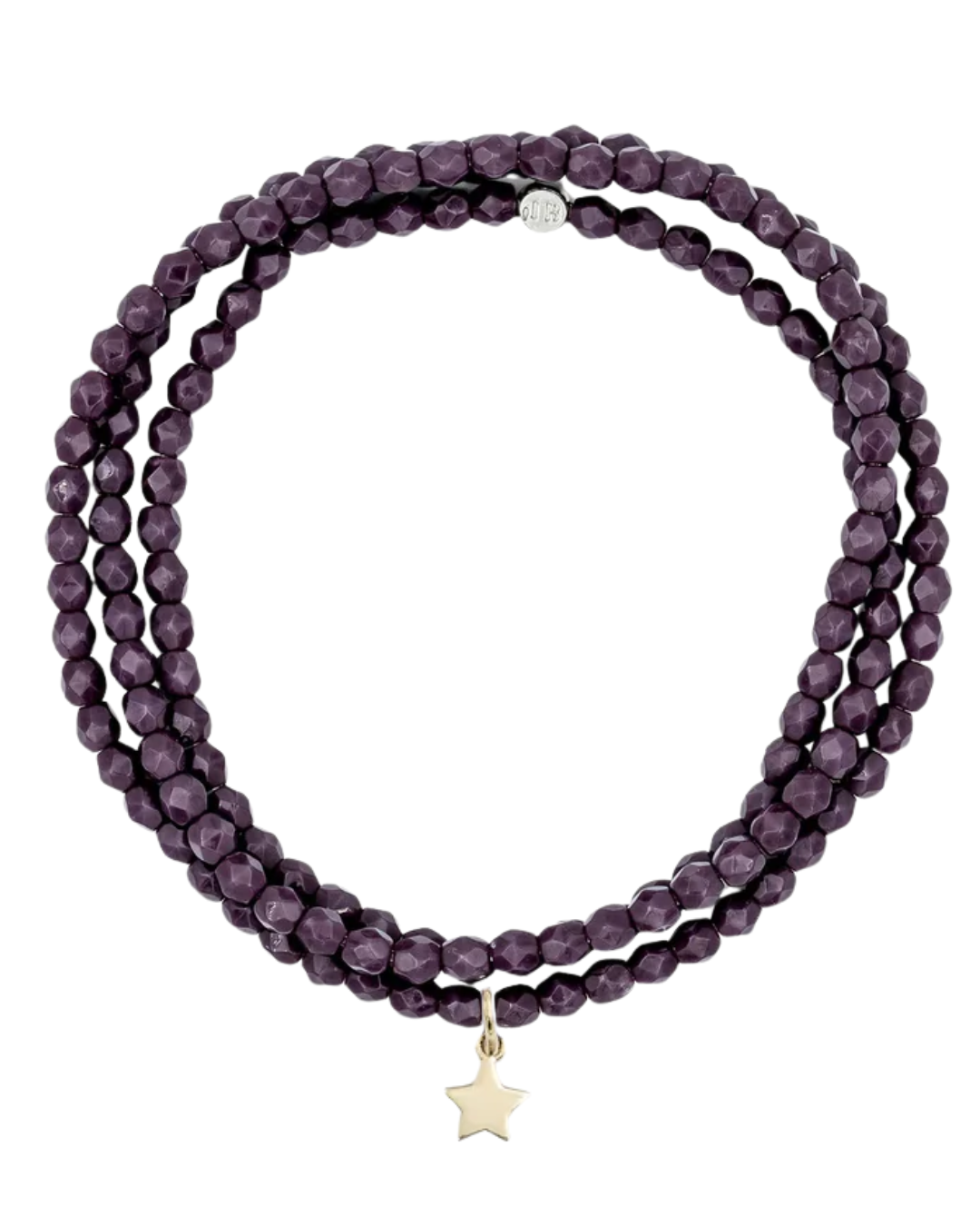Violet Bracelet Necklace with Star Pendant