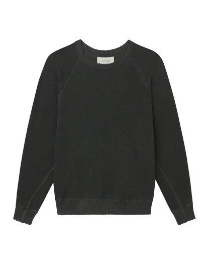 College Sweatshirt Washed Black