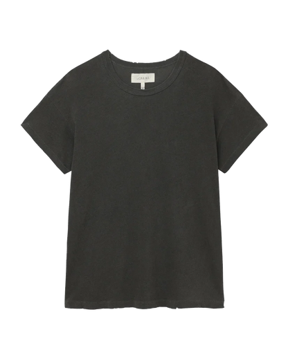 Boxy Crew Washed Black