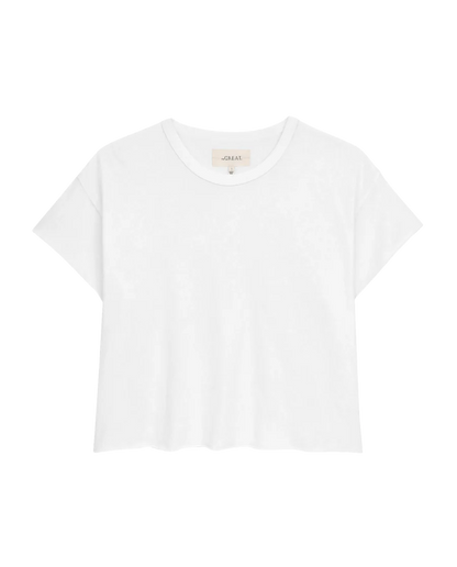 Crop Tee True White